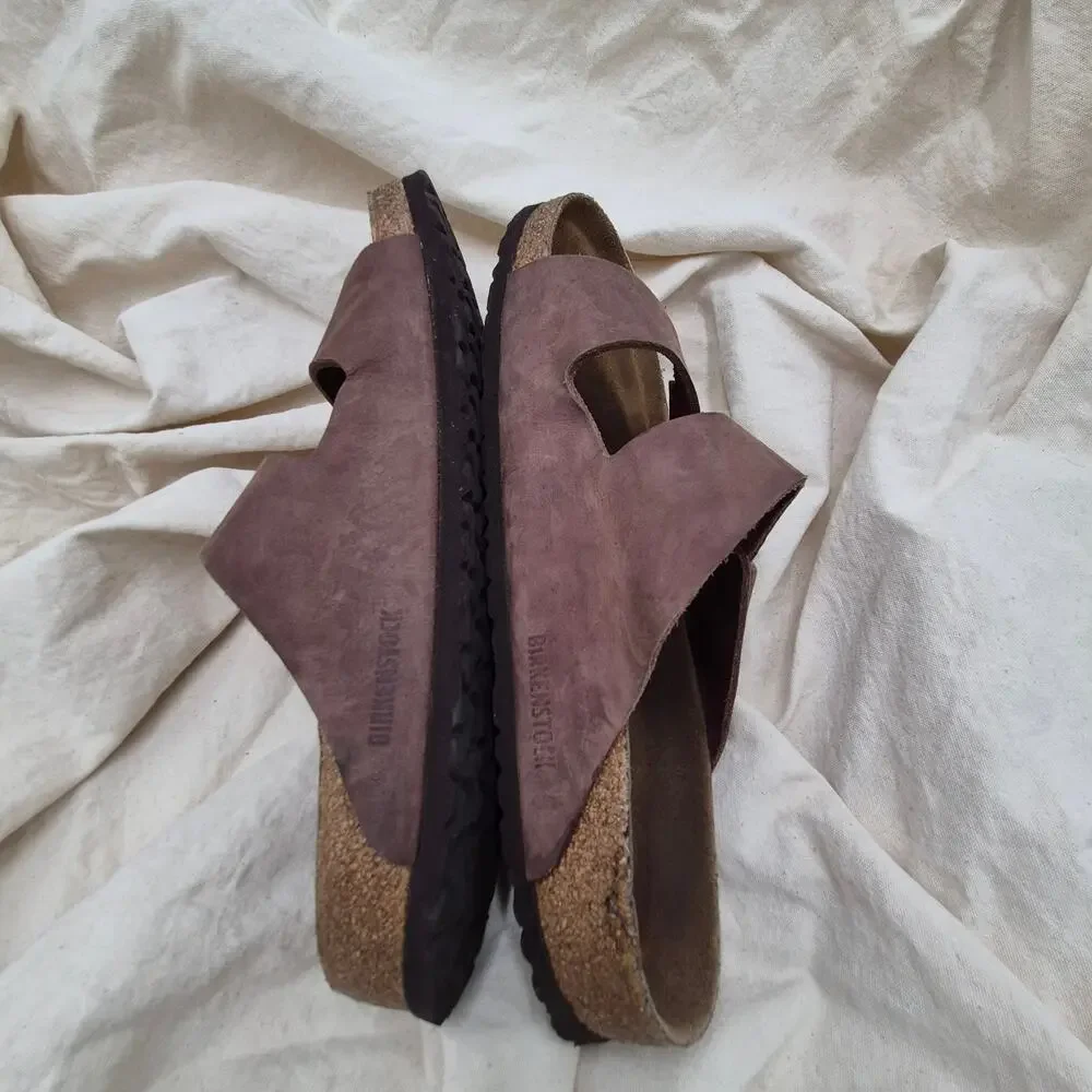 Birkenstock Arizona soft footbed Nubuck Brown MENS size EU 45 US 12